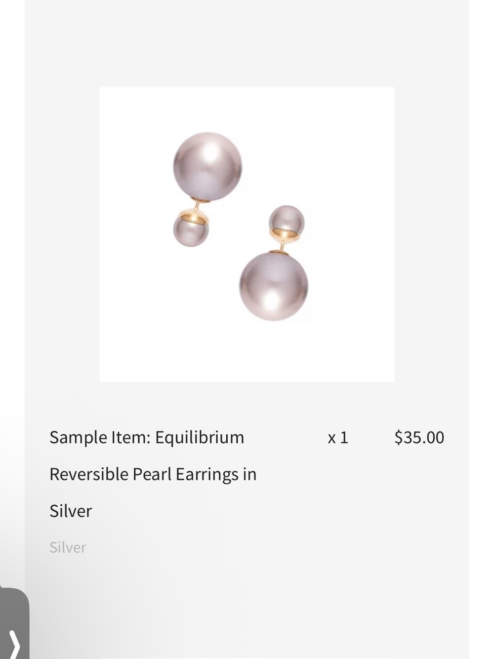 Maison Miru pearl earrings